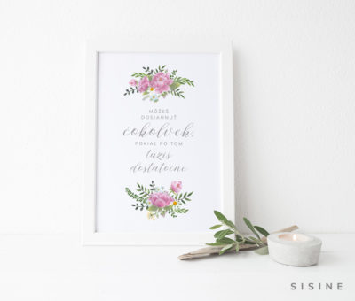 Artprint A4, "Môžeš dokázať čokoľvek"