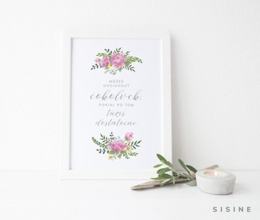 Artprint A4, "Môžeš dokázať čokoľvek"