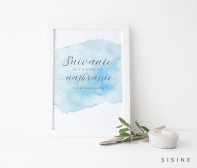 Artprint A4, "Snívanie"