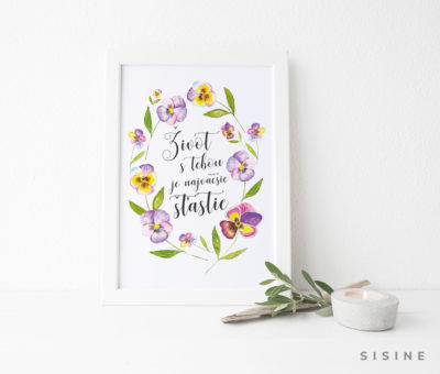Artprint A4, "Život s tebou"