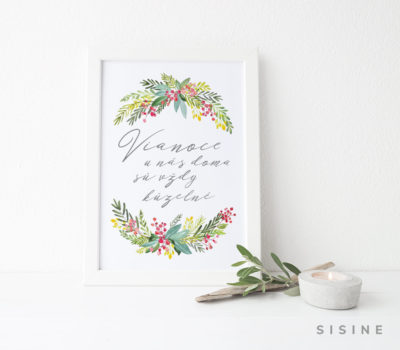 Artprint A4, "Vianoce u nás doma"